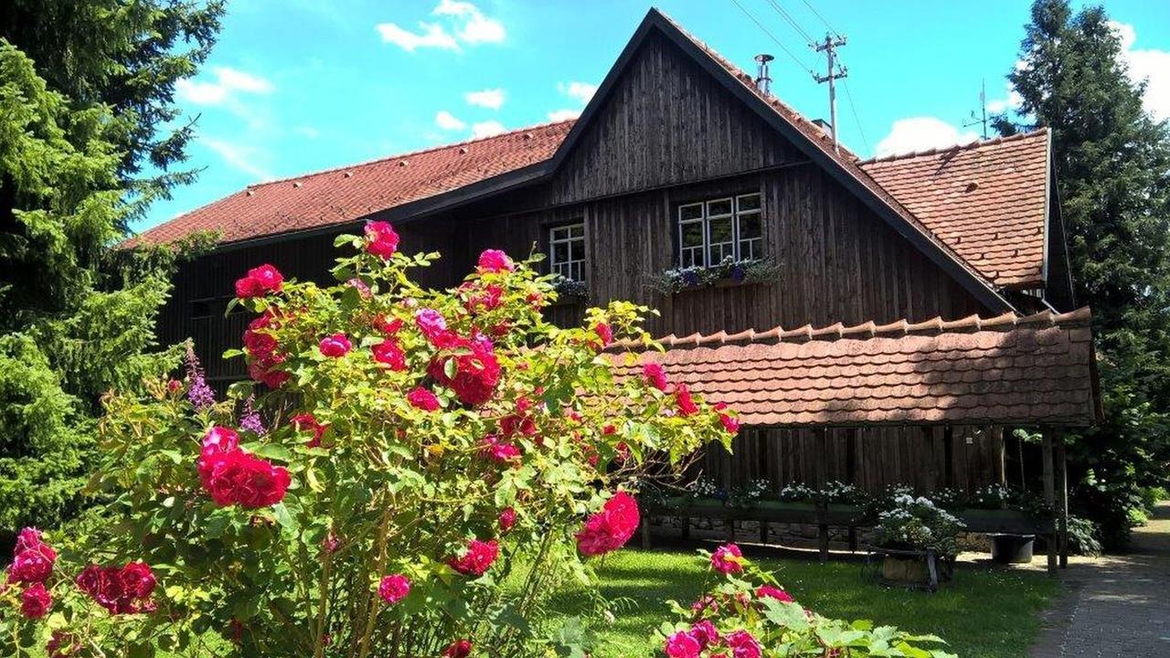 Aelbler-Nest Auf Hofgut Kueche Burladingen Exterior foto